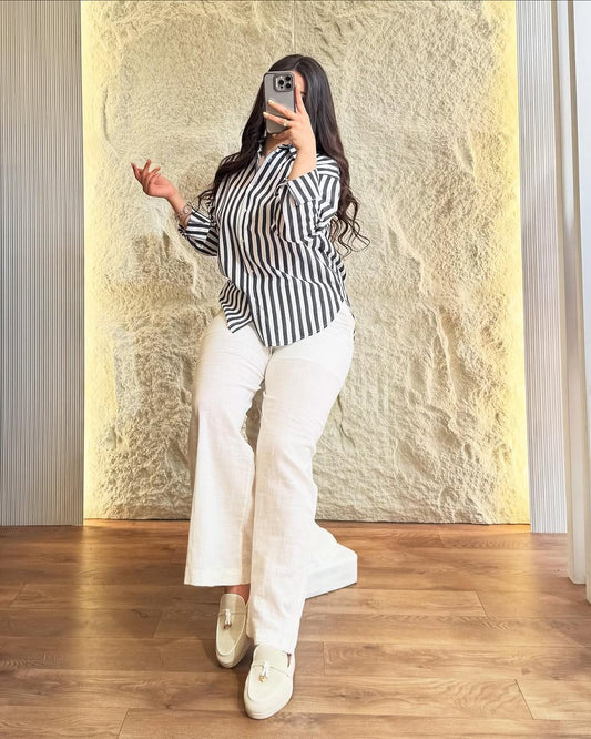 Premium Cotton 60/60 Printed Shirt & Cotton Slub Pant Co-ord Set