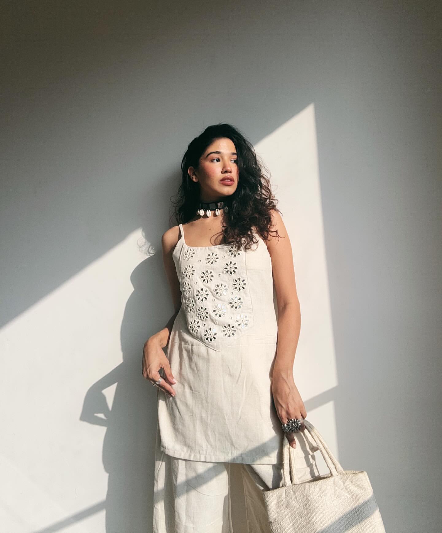 Women’s Premium Cotton Flex Sleeveless Kurta Palazzo Set | Heavy Mirror Embroidery Work | Summer 2-Piece Co-ord Set